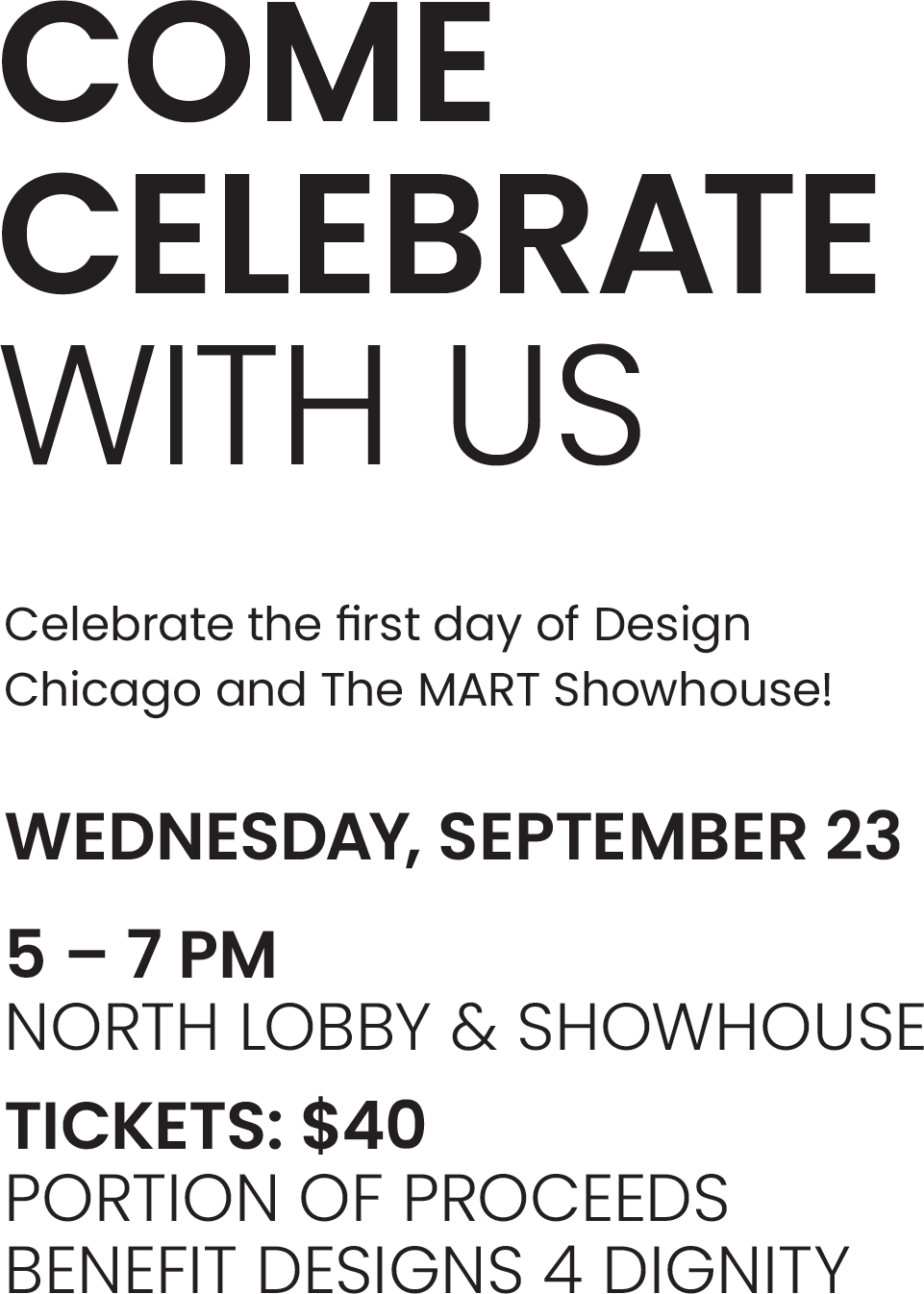 Celebrate with Us